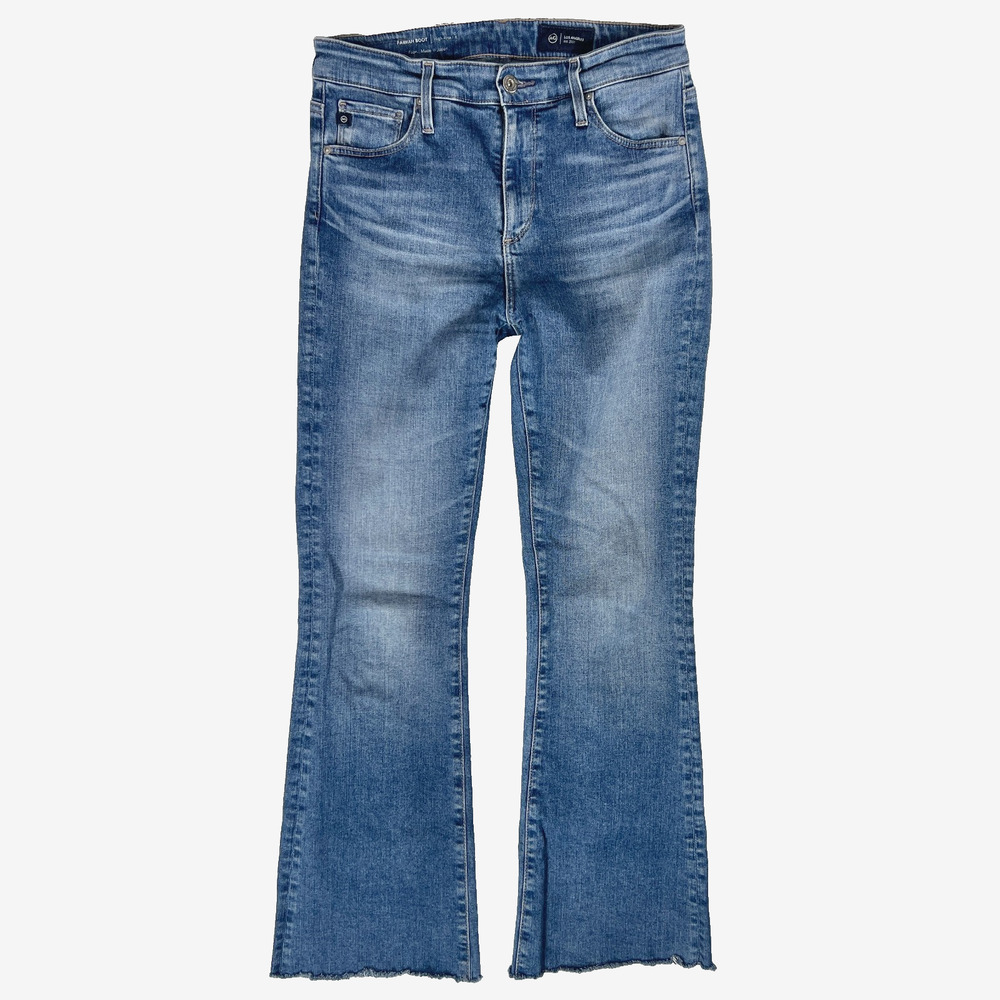 AG Adriano Goldschmied Farrah Boot Jeans 28 High Rise Flare 70s 90s Boho